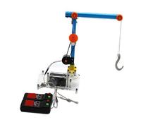 LIXSAZSE Grue à Tour Jouet résistante en PP, Facile à Manipuler et Assembler. Développe la motricité Fine des Enfants et favorise l'apprentissage des Sciences, Technologies, de l'ingénierie et