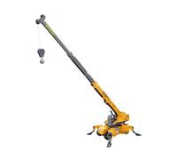 LIXSAZSE Grue Jouet modèle de véhicule d'ingénierie avec Bras réglable et Bouton de Commande offrant Un Plaisir interactif pour Les Enfants Pendant Le Jeu Modèle véhicule Jouet Grue sur chenilles