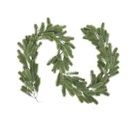 LIXSAZSE Guirlande de Noël Artificielle à la Texture Douce pour Une Ambiance hivernale Merveilleuse. Facile à façonner. Ignifuge. Pas Facile casser, Vert Sapin