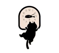 LIXSAZSE Horloge Murale en Acrylique de qualité supérieure, Horloge fiable pour l'école l'hôtel. Mouvement Silencieux, ajoute Une Touche d'élégance.