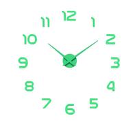 LIXSAZSE Horloge Murale Lumineuse et silencieuse, Grande Taille, pour Chambre à Coucher, LED 12 Pouces, Fonctionne avec Une Pile Atomique, Brille dans Le Noir, Affichage des Secondes, idéale pour