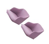 LIXSAZSE Housse de fauteuil entièrement élastique pour une totale, Installation, housse de chaise incurvée et extensible, violet clair
