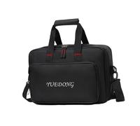 LIXSAZSE Housse épaisse et imperméable pour pédales d'effets de guitare, conçue pour les musiciens recherchant une durable contre les intempéries. Housse de, Noir, 36.5 x 33 x 10 cm