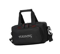 LIXSAZSE Housse épaisse et imperméable pour pédales d'effets de guitare, conçue pour les musiciens recherchant une durable contre les intempéries. Housse de, Noir, 34 x 18 x 7 cm