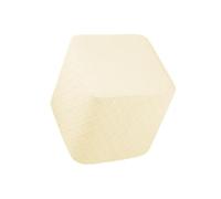 LIXSAZSE Housses de siège extensibles et lavables en Machine, housses de tabouret bureau et Bar, en Polyester, complète du pouf, Jaune clair