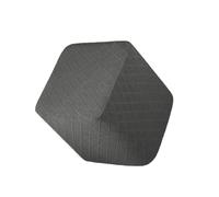 LIXSAZSE Housses de siège extensibles et lavables en Machine, housses de tabouret bureau et Bar, en Polyester, complète du pouf, Gris foncé