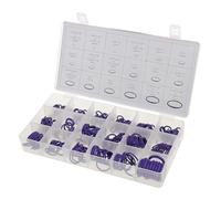 LIXSAZSE Jeu complet de joints toriques HNBR, 18 tailles, pour systèmes de climatisation automobile, optimisé pour les réparations haute résistance/Joint torique pour climatisation automobile