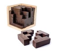 LIXSAZSE Jeu de Cerveau en Bois Adolescents Blocs de Construction Jouet faveurs fête ménage Jouets d'intérieur école Objets Collection éducatifs, Type 1