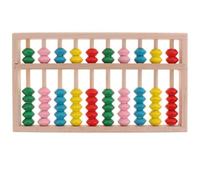 LIXSAZSE Jouet mathématique pour Enfants combinant des Techniques d'apprentissage Classiques et Un Jeu Moderne pour Inspirer Les futurs mathématiciens Boulier de Perles en Bois