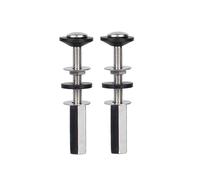 LIXSAZSE Kit d'accessoires de Toilette Robuste avec vis en Acier Inoxydable pour Une Installation Facile, Kit Plus Robuste et Durable pour Salle de Bain, 02 Version améliorée