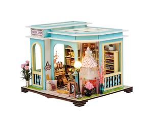 LIXSAZSE Kits de Maisons de poupées Miniatures à Monter soi-même : Une liberté créative pour Construire des pièces Collection Amusantes. Kits Construction d'ateliers Couture Miniatures avec