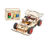 LIXSAZSE Kits d'expériences scientifiques à Assembler - Voiture télécommandée éducative - Kit de Bricolage - Apprentissage Pratique avec Mini Voitures télécommandées - Jouet Scientifique éducatif
