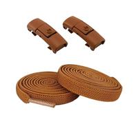 LIXSAZSE Lacets élastiques sans nœuds Lacets sans nœuds Confortables Fiables Haute élasticité pour le sport et les activités actives Ces de chaussures offrent une haute, Brun, Longueur 100 cm