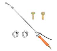 LIXSAZSE Lances de pulvérisation en Laiton à Embout cannelé de 6,35 mm et 9,5 mm : durabilité et polyvalence pour Tous Vos travaux d'arrosage au Jardin à la Maison. Lances avec vannes d'arrêt.