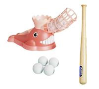 LIXSAZSE Lanceur de balles de Baseball pour Enfants : Un Jouet d'entraînement idéal pour Les Sports de Plein air et des Souvenirs inoubliables grâce à Une expérience de Jeu, Rose, 51 x 28 x 23.3 cm