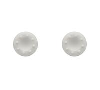 LIXSAZSE Lot de 2 housses de pour manette de jeu, capuchons antidérapants pour manette de jeu, accessoires de manette de jeu, remplacement pour One, Blanc