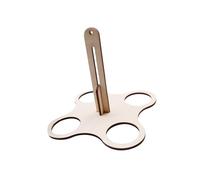 LIXSAZSE Mangeoire à Oiseaux d'extérieur en Bois à Suspendre, Accessoire créatif pour décorer Une véranda. Les Enfants Peuvent s'amuser l'assembler eux-mêmes.