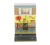 LIXSAZSE Maquettes décoratives pour Voitures avec éclairage LED et scènes de Rue japonaises réalistes, pouvant Servir de Petit Objet décoration. Maquettes bâtiments, Magasin sushis