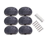 LIXSAZSE Mécanique d'accordage universelle Chic White Pearl en alliage métallique pour guitares électriques, folk et classiques. Accessoires inclus : boutons semi-circulaires, Style 3