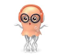 LIXSAZSE Méduses dansantes, balançoires avec lumières Clignotantes, Jouets musicaux, Cadeaux pour Enfants de 3, 4 et 6 Ans, Bureau interactif, Orange