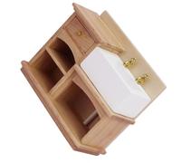 LIXSAZSE Meuble de lavabo Miniature pour Maison de poupée, matériaux en Bois exceptionnels, Accessoire Indispensable pour Maison de poupée, Bon Savoir-Faire