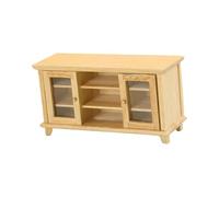 LIXSAZSE Meuble TV Miniature pour Maison de poupée, idéal pour Les Jeux d'imitation et la création de scènes mémorables. Table Miniature pour Maison poupée, Compatible avec Les Maisons et espaces