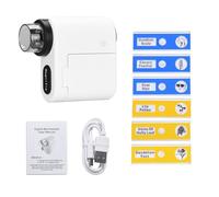 LIXSAZSE Microscope de Poche pour Enfants pour caméra HD/télescope d'enregistrement vidéo. Microscope portatif de Mini-portée pour Le Mini d'enfants