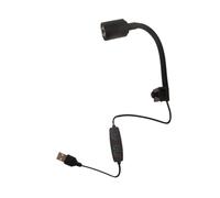 LIXSAZSE Mini lampe d'aquarium fine avec pince, prise USB et angle réglable à 360° pour une décoration sous-marine esthétique. Fixation par pince rotative à 360°, Jaune chaud, 16.4 x 2.4 cm