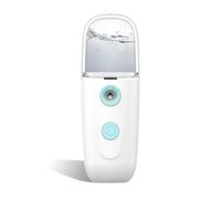 LIXSAZSE Mini pulvérisateur portatif de brouillard de visage 35ml humidificateur USB humidifiant en profondeur fonctionnement atomiseur vapeur facial, Blanc