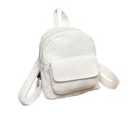 LIXSAZSE Mini Sac à élégant et Pratique pour Femmes, pour Tous Les Essentiels, Petit Sac à en Velours côtelé, Sacs de Voyage rétro, Blanc