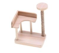 LIXSAZSE Modèle de griffoir d'extérieur pour Chat - Centre Animalier - Fabriqué à partir de matériaux écologiques et durables - Maquettes d'architecture pour Chats - Étagères Miniatures pour Chats -