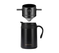LIXSAZSE Mug isotherme en acier inoxydable pour le camping : savourez vos boissons chaudes lors de vos aventures en plein air, trajets quotidiens voyages. Un cadeau