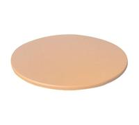 LIXSAZSE Nappe de Table Ronde Nappe de Salle à Manger imperméable Bord Protecteur Couleur Unie Couverture Extensible Cuisine fête Bar Fournitures, Couleur Champagne