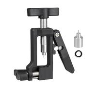 LIXSAZSE Outil d'insertion de raccord de Flexible hydraulique pour vélo, Compatible avec la Plupart des Tournevis à Aiguille, pour assurant Une Installation et Facile du, Nylon Noir et Blanc, 93 mm