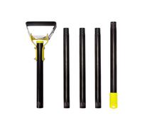 LIXSAZSE Outils de Jardin en Acier Inoxydable, houe de désherbage Efficace pour Un Jardinage et Facile, Anneau de désherbage à Assemblage et Facile, 5 Sections de 2.0 m