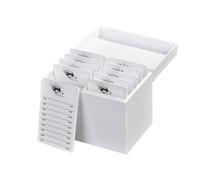 LIXSAZSE Palette de Cils, Outil Anti-poussière, Rangement Pratique des Cils, Support d'extension de Cils ABS, Palette d'extension de Cils, boîte