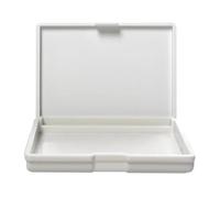 LIXSAZSE Palette de Peinture pour Enfants, Plateau de mélange pour Gouache, Palette d'aquarelle Vide avec Couvercle, matériel Peinture pour Le mélange, Aquarelle hermétique, Blanc, S