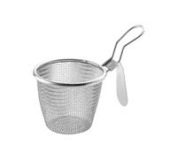 LIXSAZSE Panier à friture, passoire, écumoire à spaghetti, cuillère, choix pour la cuisine maison et les restaurants, filtre l'eau, les pâtes, nouilles, raviolis.