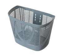LIXSAZSE Panier de vélo robuste, décoratif, imperméable, style vintage, facile à, pour une utilisation quotidienne, avec support de guidon, idéal pour faire du shopping, Gris