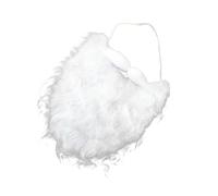 LIXSAZSE Père Noël Fausses Barbes Décoration De Fête De Noël Accessoires Bouclés du Visage Couverture Cosplay Cadeaux Adultes Enfants