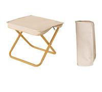 LIXSAZSE Petit Tabouret de Camping Compact pour randonnée, Tabouret Portable léger en Polyester, Tabouret Pliant léger, Un