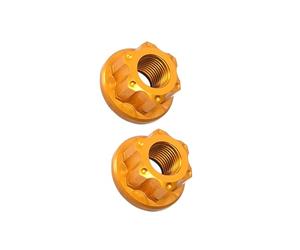 LIXSAZSE Pièces de Rechange pour Composants de vélo : écrou M10, Or