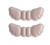 LIXSAZSE Pied autocollant épaissir Sports de plein air en forme d'aile Anti-usure semelles respirant adhésif antidérapant pieds soins tampons hommes, Rose/Épais