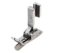 LIXSAZSE Pied-de-biche universel en acier à charnière pour machines à coudre industrielles - Accessoires et fournitures durables pour machines coudre - Pied-de-biche industriel, Argent, Taille 2