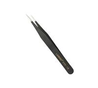 LIXSAZSE Pince à cils 1.5MM sans support vierge Outils d'extension Eyewinker Facile à nettoyer Fournitures de cils de haute précision, 1.5MM ESD-10