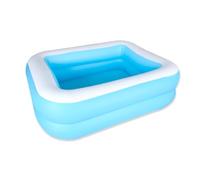 LIXSAZSE Piscine de Bain Famille Natation Épaissie Carrée Vacances D'été Piscines Gonflables Équipement pour Cour Extérieure