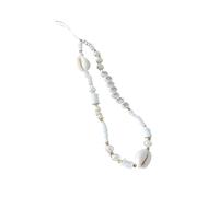 LIXSAZSE Plage téléphone chaîne sangle Imitation perle lettre à la main perles lanière corde suspendue à la mode femmes accessoires