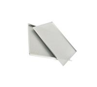LIXSAZSE Plaque de cuisson rectangulaire conçue pour la pâte feuilletée à deux couches. Idéale pour la cuisson de vos pâtisseries françaises préférées, Épaisseur 2 mm
