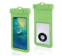 LIXSAZSE Pochette étanche pour téléphone Portable Natation Sac Sec sous-Marin Protecteur de Sports Nautiques étui de Universel Ski, Vert