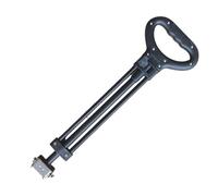 LIXSAZSE Poignée Pliante pour Chariot de Courses, télescopique et Durable, Remplacement de la Tige Traction pour Chariots Jardin, Pique-Nique et Plage, tapez+4